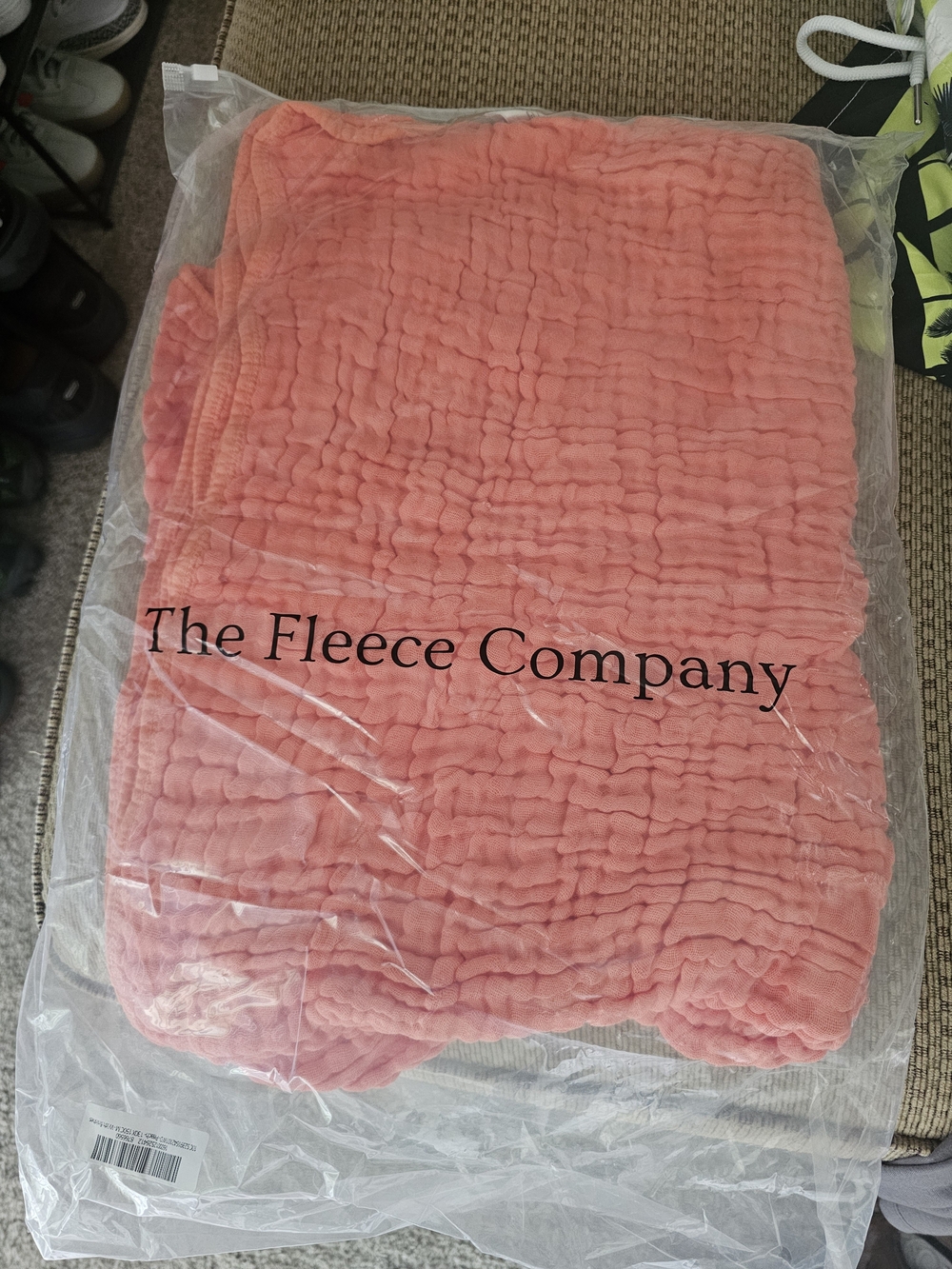 The Fleece Company 100% Muslin Cotton Throw Blanket - size 50X60 inches